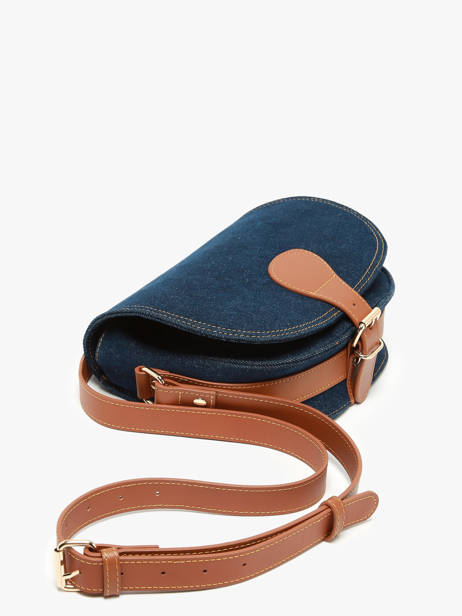 Cross Body Tas Denim Brut Paul marius Blauw denim brut BOHEMDEB ander zicht 1